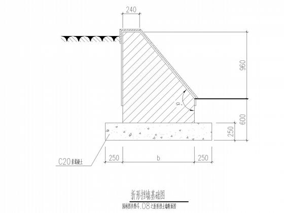 景区新增水景、门房、水池结构CAD施工图纸(平面布置图) - 2