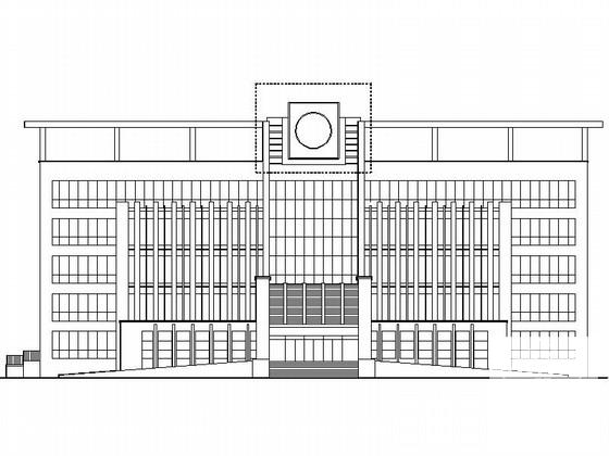 社会福利院5层综合楼建筑施工CAD图纸 - 4