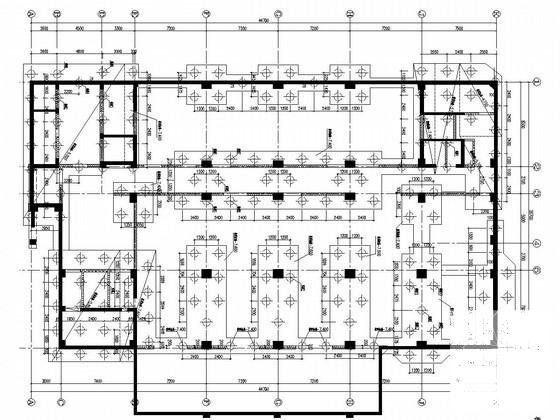 19层框剪结构医院楼结构CAD施工图纸（桩基础） - 1