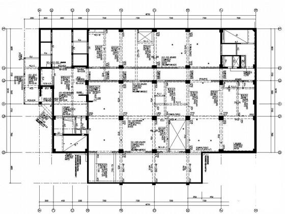 19层框剪结构医院楼结构CAD施工图纸（桩基础） - 4