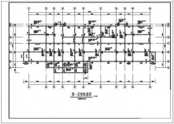 两层框架结构幼儿园结构CAD施工图纸 - 2