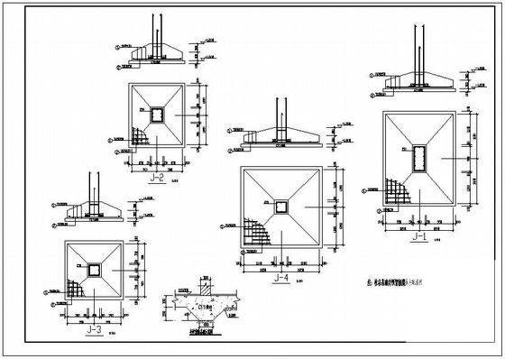 两层框架结构幼儿园结构CAD施工图纸 - 4