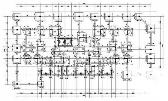 18层剪力墙住宅楼结构CAD施工图纸(平面布置图) - 4