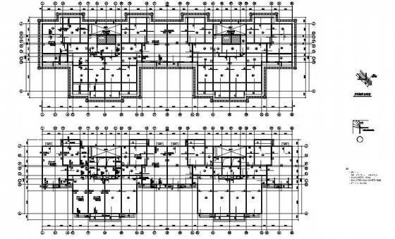 26层高层剪力墙住宅楼结构CAD施工图纸 - 2