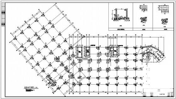 17层框剪四星级酒店建筑结构CAD施工图纸(人工挖孔桩基础) - 3