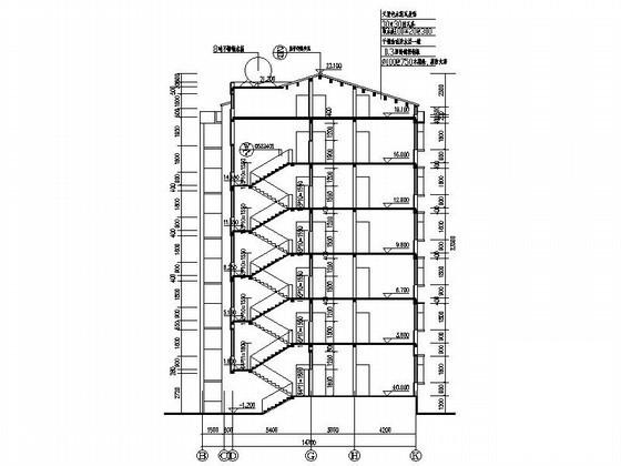 乡4层住院部建筑施工CAD图纸（6层住宅楼）(卫生间大样图) - 2