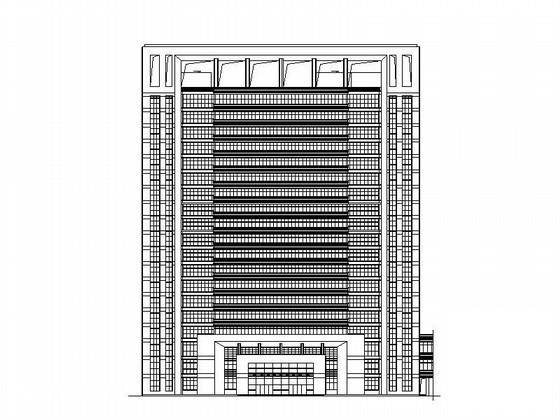 县人民医院19层病房综合楼建筑施工CAD图纸(地下室平面图) - 3