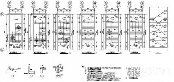 29层剪力墙住宅楼结构CAD施工图纸（条形基础） - 2