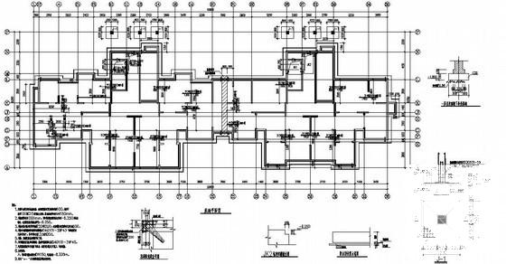 29层剪力墙住宅楼结构CAD施工图纸（条形基础） - 3