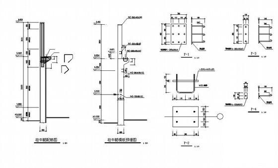 大跨度框架结构工业厂房结构CAD施工图纸（独立基础、桩基础） - 2