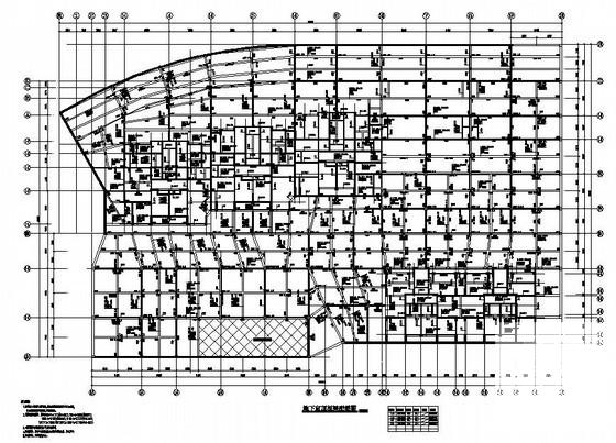 小区地下室结构CAD施工图纸（桩基础） - 2