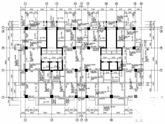 26层框剪结构住宅楼结构CAD施工图纸（桩基础） - 3