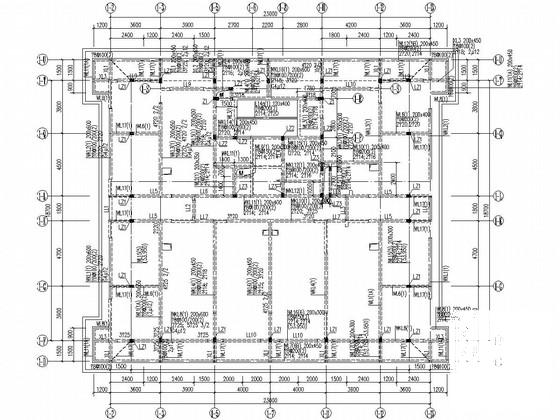 18层框剪结构商住楼结构CAD施工图纸（6度抗震） - 3