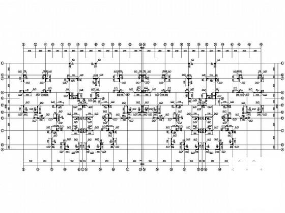 18层剪力墙结构住宅楼结构CAD施工图纸（筏型基础）(二层梁板配筋) - 3