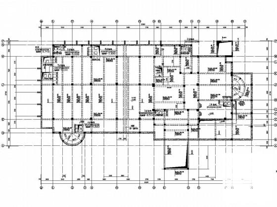3层剪力墙结构别墅结构CAD施工图纸（6度抗震） - 3