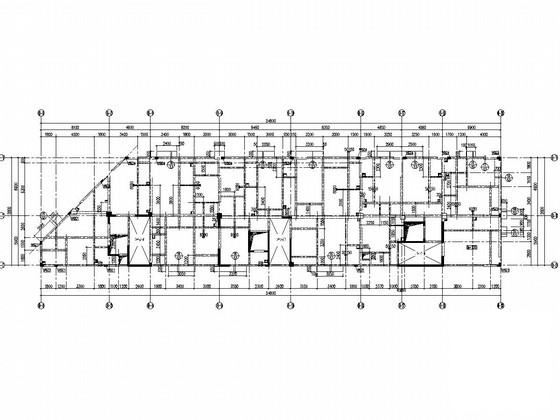 9层剪力墙结构公寓结构CAD施工图纸（桩基础） - 2