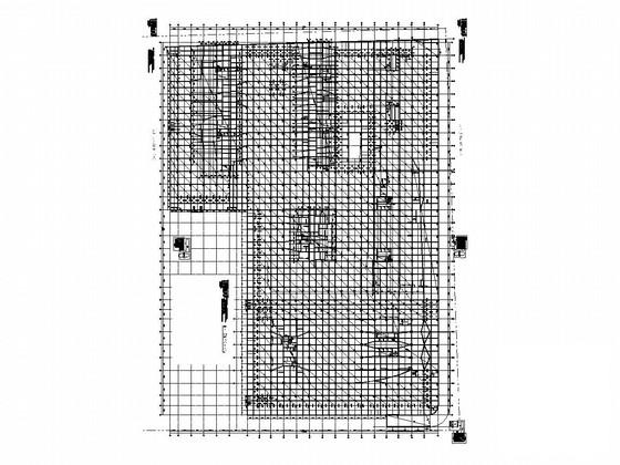 两层框剪结构地下室结构CAD施工图纸（7度抗震） - 3