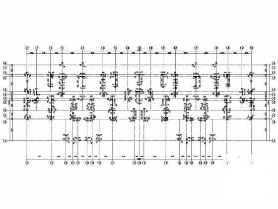33层框架结构住宅楼结构CAD施工图纸（桩基础）(梁板配筋图) - 4