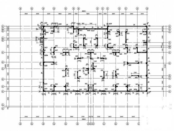 26层框剪结构住宅楼结构CAD施工图纸（筏型基础）(抗震设防类别) - 1