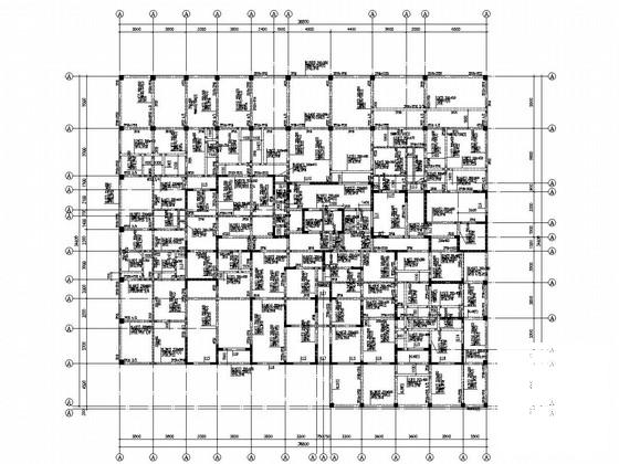 26层框剪结构住宅楼结构CAD施工图纸（筏型基础）(抗震设防类别) - 2