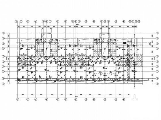 6层框架结构住宅楼结构CAD施工图纸（独立基础） - 1