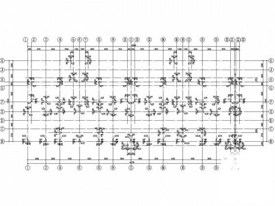 6层框架结构住宅楼结构CAD施工图纸（独立基础） - 2