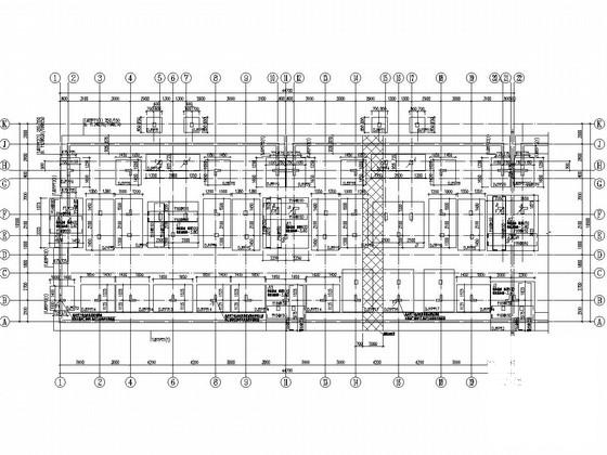 6层框架结构住宅楼结构CAD施工图纸（独立基础） - 3