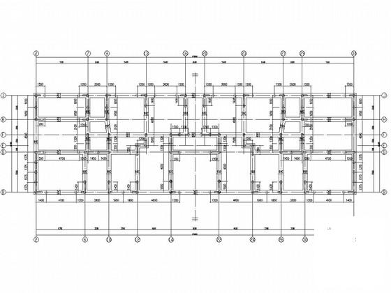 11层框剪结构住宅楼结构CAD施工图纸（桩基础）(预应力混凝土管桩) - 1