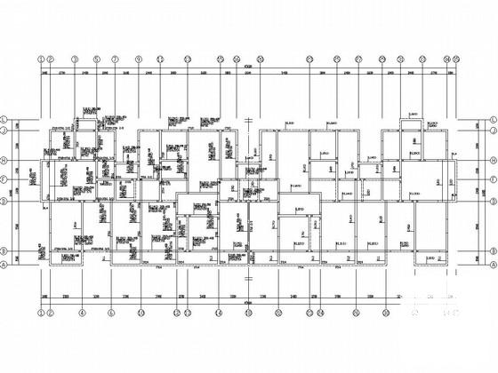 11层框剪结构住宅楼结构CAD施工图纸（桩基础）(预应力混凝土管桩) - 2