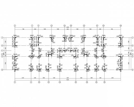 11层框剪结构住宅楼结构CAD施工图纸（桩基础）(预应力混凝土管桩) - 3