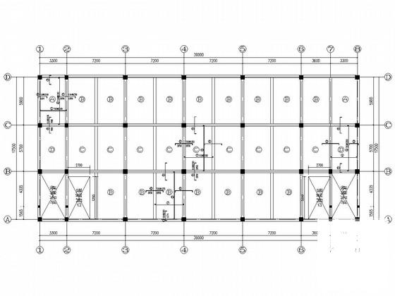 砌体结构办公楼结构CAD施工图纸（建施） - 2