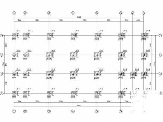 砌体结构办公楼结构CAD施工图纸（建施） - 4