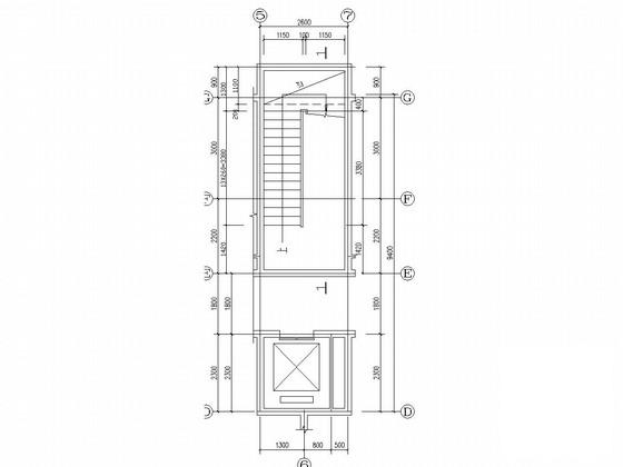 12层框剪结构宿舍楼结构CAD施工图纸（条形基础）(梁平法配筋图) - 1