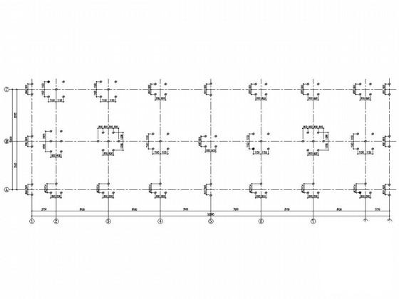 3层（局部4层）框架结构综合楼结构CAD施工图纸（桩基础） - 1