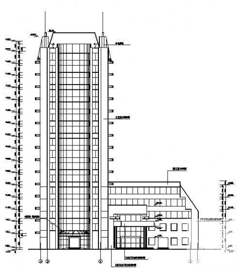 15层医院综合楼建筑方案设计CAD图纸 - 2