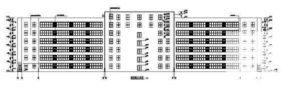 人民医院新区6层病房楼建筑施工套CAD图纸 - 4