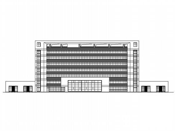 县人民医院7层科研后勤楼建筑施工CAD图纸(卫生间大样) - 3