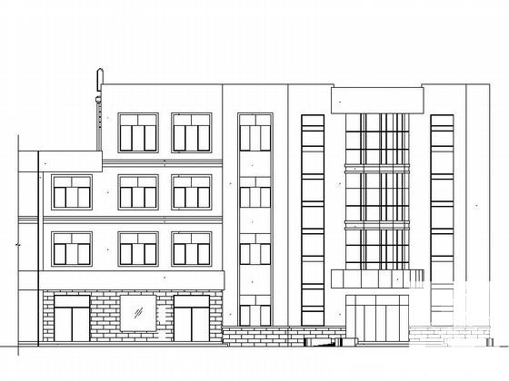 4层防疫站建筑CAD施工图纸 - 4