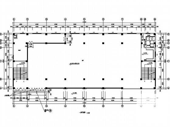 医院3层综合楼建筑施工CAD图纸(卫生间大样图) - 2