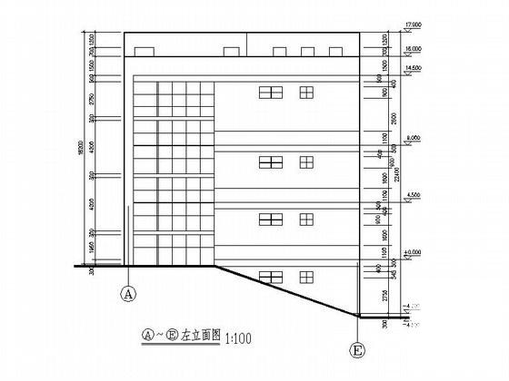 医院3层综合楼建筑施工CAD图纸(卫生间大样图) - 3