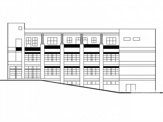医院3层综合楼建筑施工CAD图纸(卫生间大样图) - 4