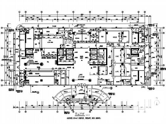 [大型医院13层住院大楼平面CAD图纸 - 3