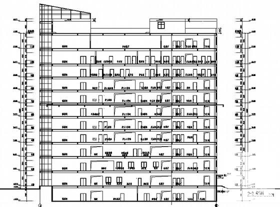 级市大型11层人民医院建筑施工CAD图纸 - 5