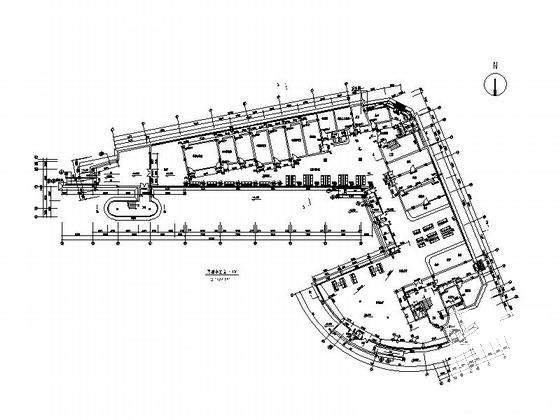 医院6层心理综合楼建筑施工CAD图纸 - 1