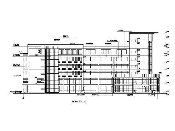 医院6层心理综合楼建筑施工CAD图纸 - 3