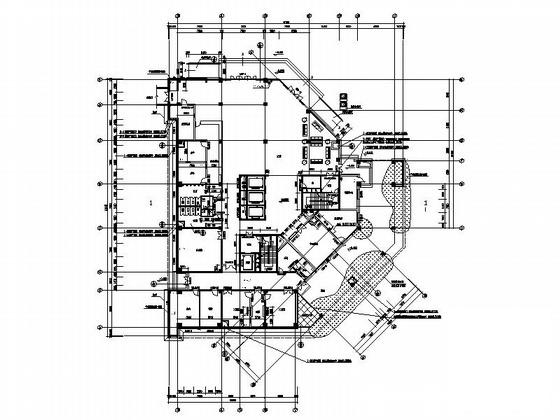 12层病房建筑CAD施工图纸 - 2