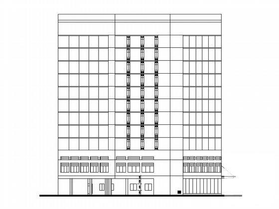 12层病房建筑CAD施工图纸 - 4