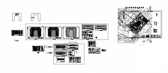 2层敬老院建筑结构水电CAD施工图纸(抗震设防类别) - 4