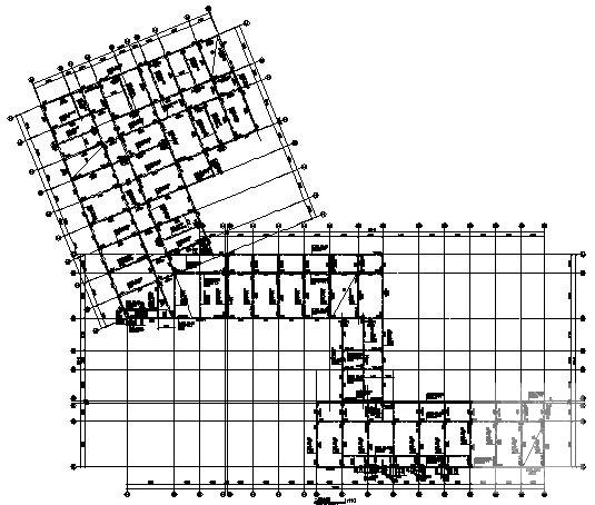 学校改扩建工程教学楼框架结构CAD施工图纸（桩基础） - 3