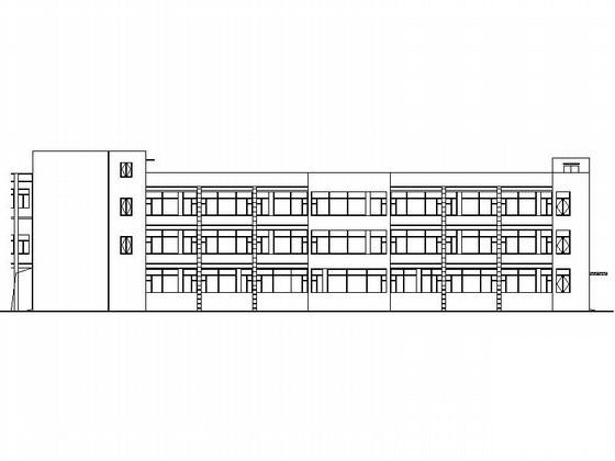 人民医院3层住院楼建筑施工CAD图纸（6号楼） - 1